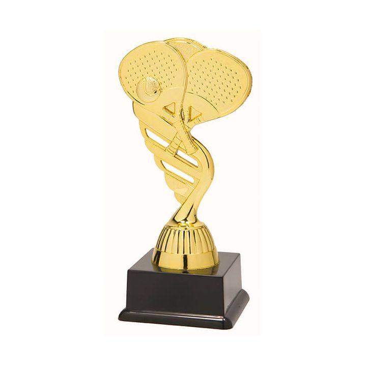 Gouden padel trofee standaard