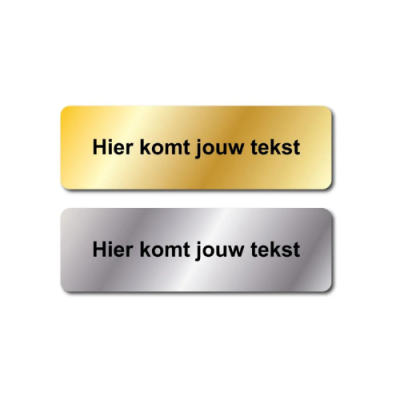 Trofee Tekstlabel 110x40mm