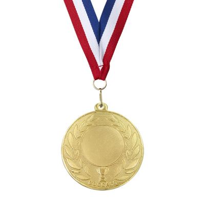 Gouden medaille met gratis lint