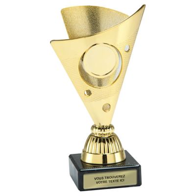 Waaier beker personaliseren met embleem – 15,5 cm