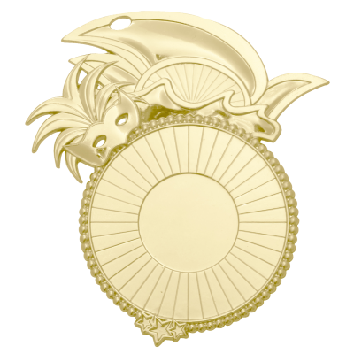 Gouden carnavalsmedaille - Ø 80 mm