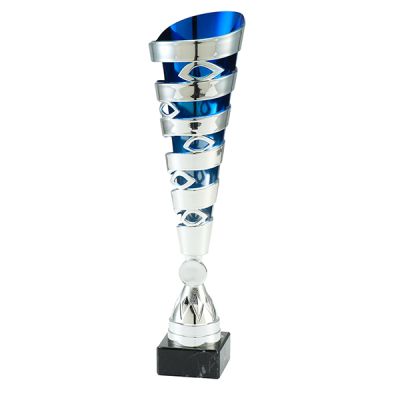 Bjorg trofee zilver/blauw
