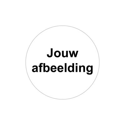 Sticker met je eigen ontwerp - Ø 50 mm - voor prijsuitreiking