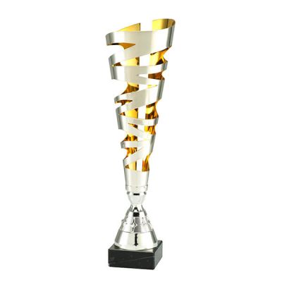 Moderne trofee Tom in zilver-goud - vanaf 35,5 cm
