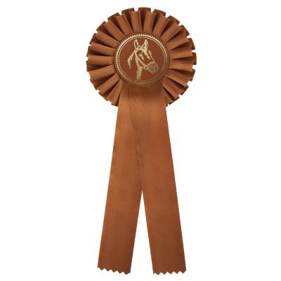 Rozet paard bruin