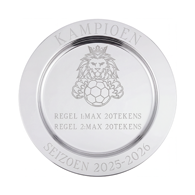 Kampioensschaal voetbal seizoen 2025/2026 – 35 cm