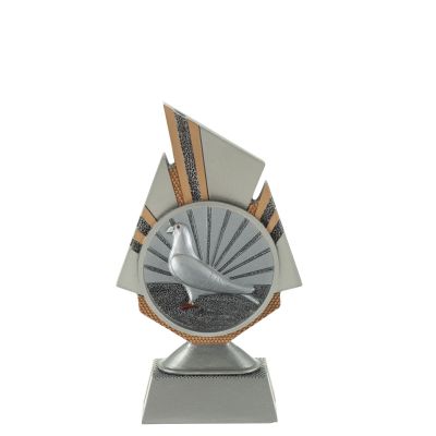 Beeld duif - voor prijsuitreiking