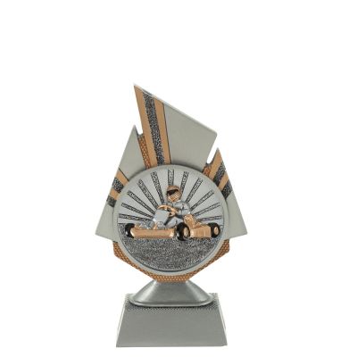 Beeld karting - voor prijsuitreiking