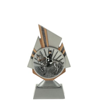 Beeld dressage - met eigen tekst