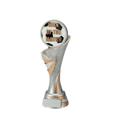 Beeld man of the match - met eigen tekst