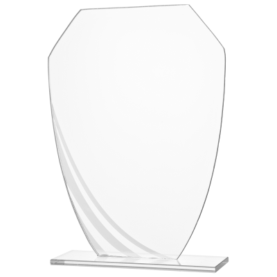 Glasprijs Stripes – glazen award met decoratieve strepen